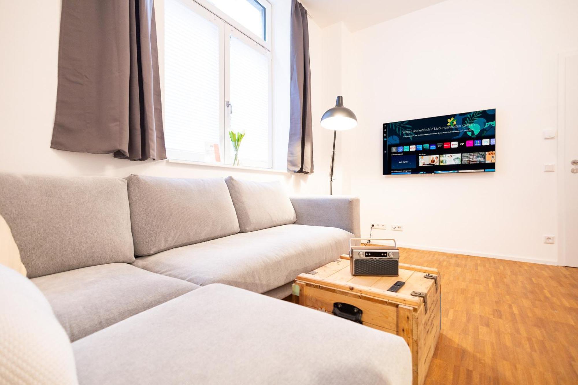 Ko-Living - Beatles Und Banksy Suites & Studios Am Eselsbrunnen - Altstadt - Kueche Halle  Extérieur photo